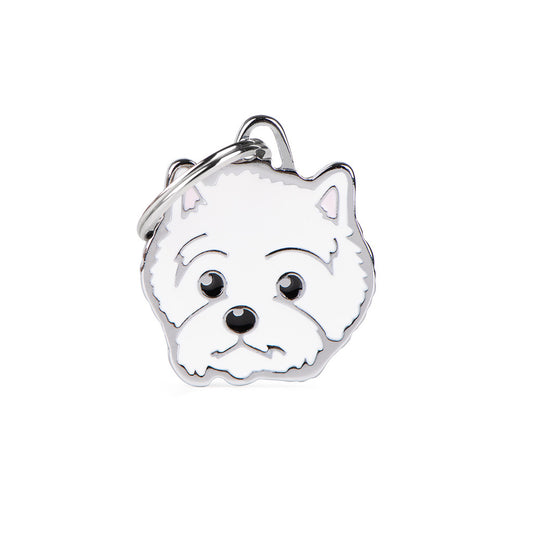 My Family Hondenpenning West Highland White Terrier | Gratis Gravure