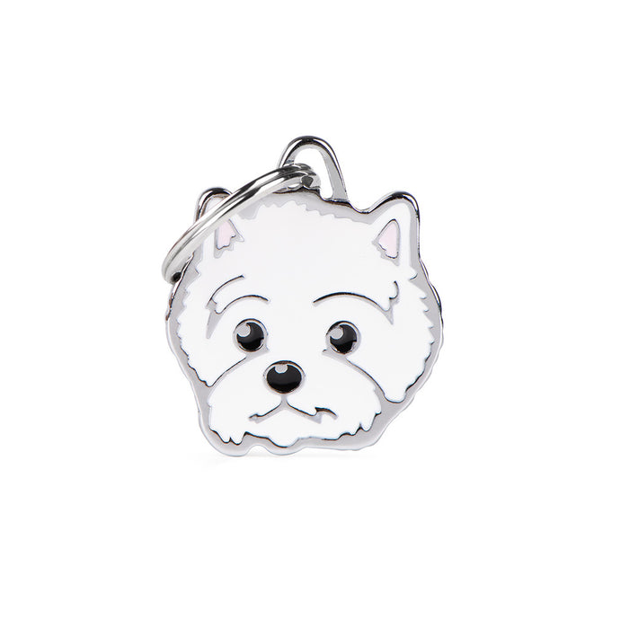 My Family Hondenpenning West Highland White Terrier | Gratis Gravure