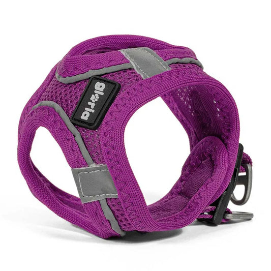 Gloria Air Mesh Trek Star hondentuig paars op witte achtergrond