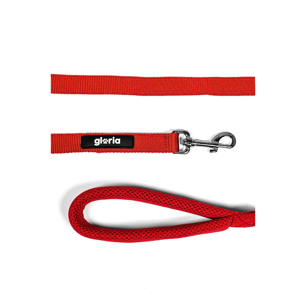 Gloria Air Mesh Trek Star Hondenlijn – Rood