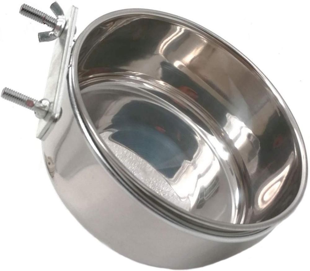 Topmast RVS Bench Voerbak/Drinkbak – Ophangbaar met Beugel