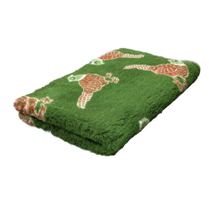 Vetbed Fazant – Groen met bruin & Ultrazacht comfort