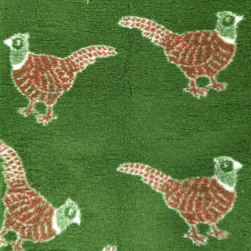 Vetbed Fazant – Groen met bruin & Ultrazacht comfort