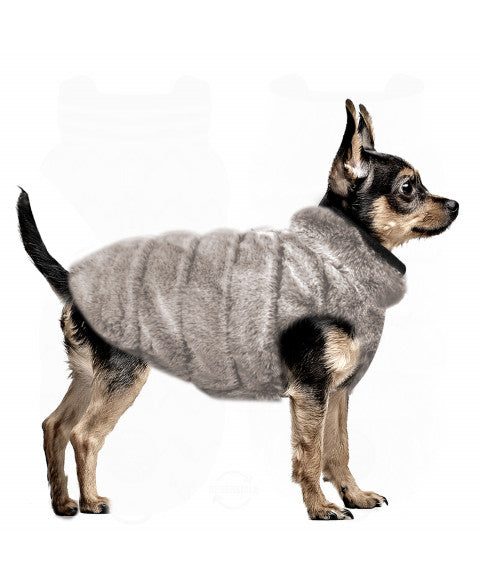 Milk & Pepper Leopold – Omkeerbare Hondenjas Taupe