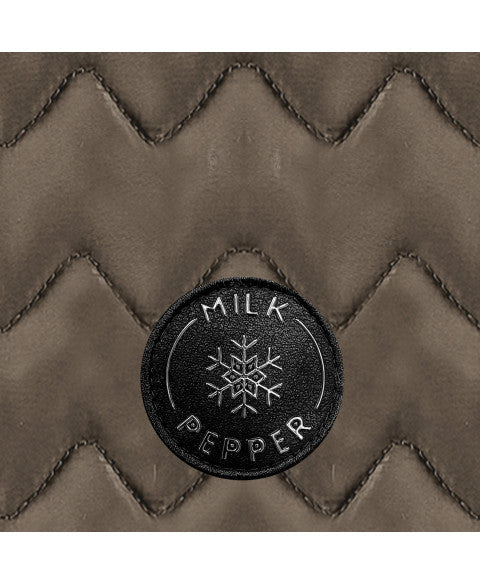 Milk & Pepper Leopold – Omkeerbare Hondenjas Taupe