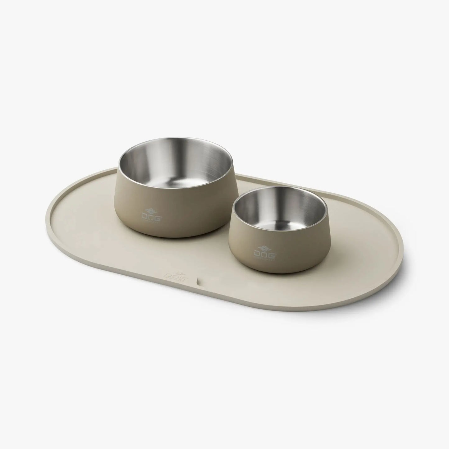 Libra Placemat S (Coffee Cream) – DOG Copenhagen siliconen voerbakmat met opstaande rand