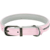 Leren hondenhalsband met strass-steentjes