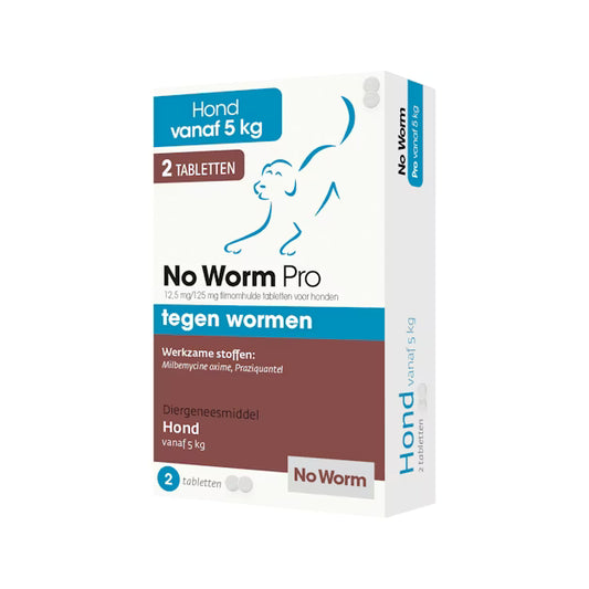 No Worm Pro Hond ontwormingstabletten productfoto