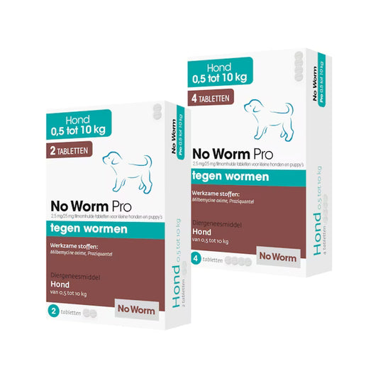 No Worm Pro Puppy ontwormingstabletten productfoto