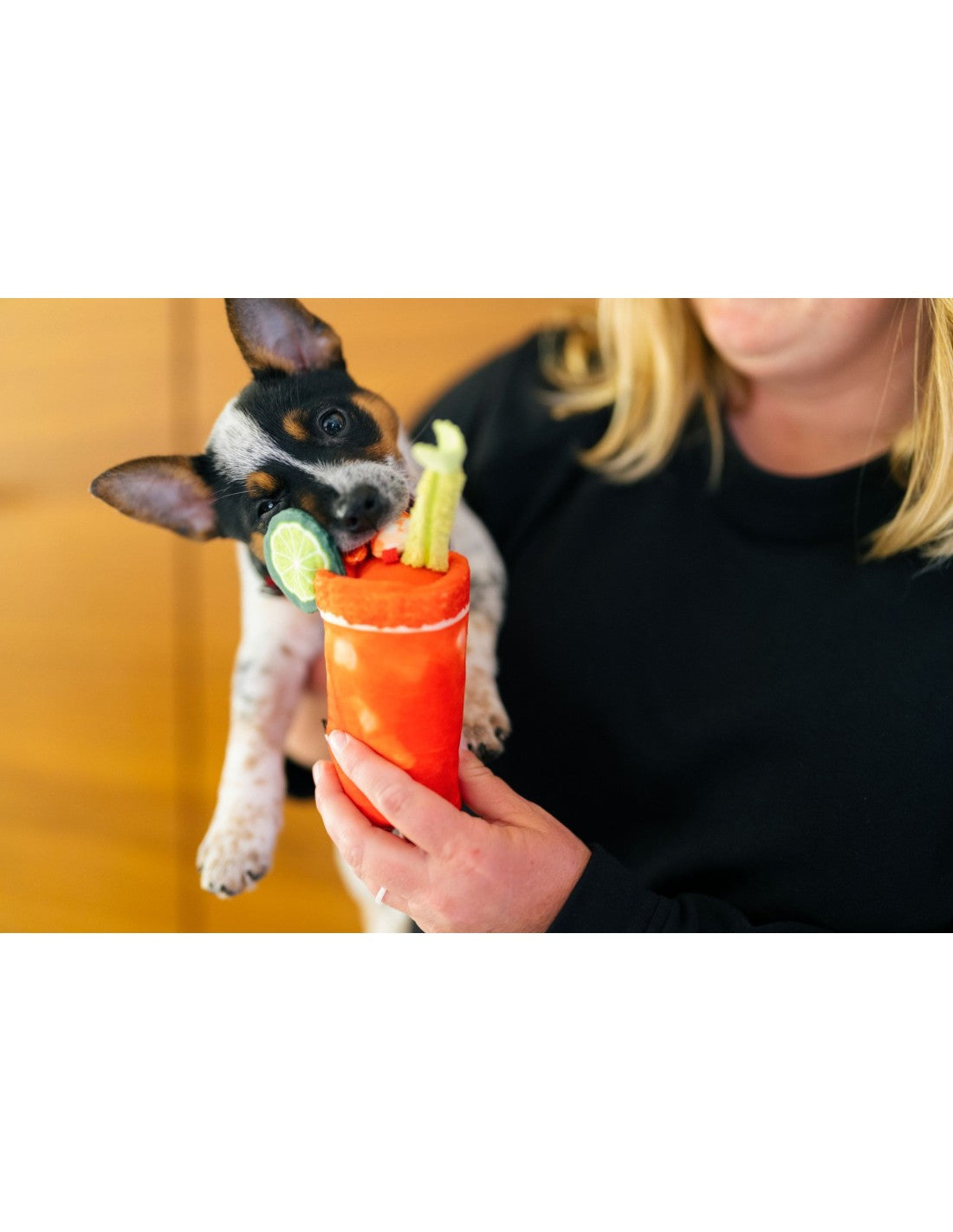 P.L.A.Y. Barking Brunch Buddy Mary Mini – Pluche Hondenspeeltje