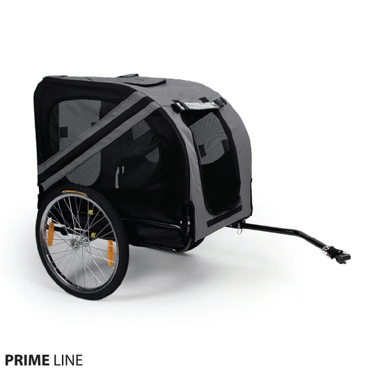 Prime Line Fietskar 40 kg zwart/grijs