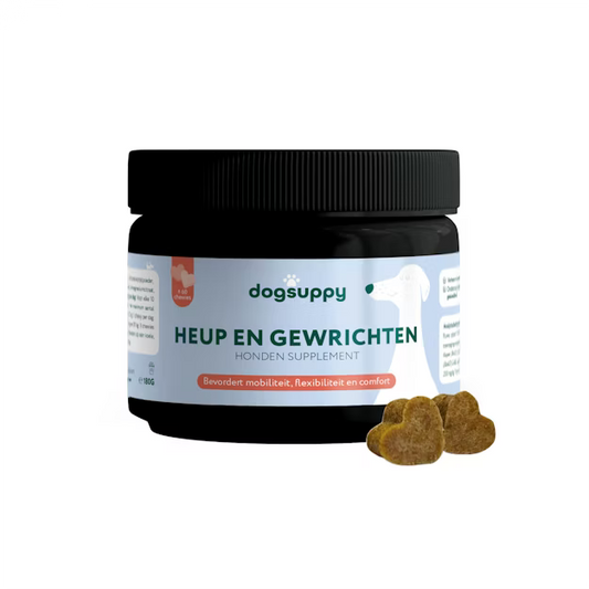 DogSuppy Heup & Gewrichten chewies – supplement voor soepele gewrichten en mobiliteit (60 stuks)
