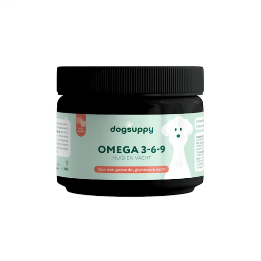 DogSuppy Huid & Vacht Omega 3-6-9 – chewies met visolie voor gezonde huid en glanzende vacht (180 g)