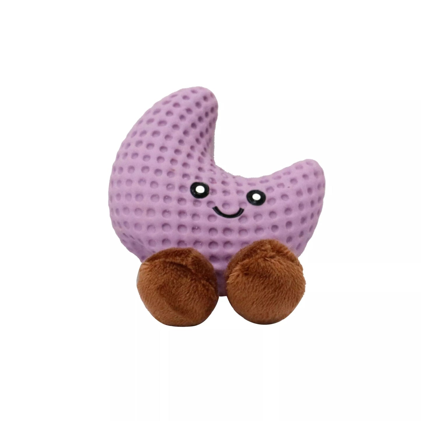 Quapas! Puppy Speeltje Moon (7 cm) – Zacht Latex Hondenspeeltje met Pieper