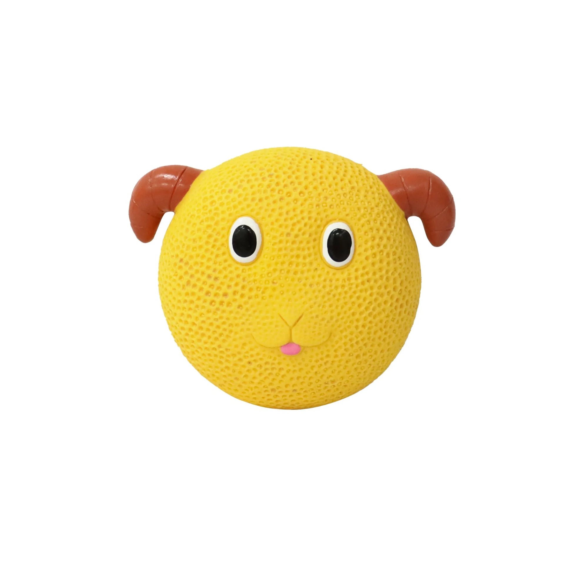 Quapas Puppy Speeltje Silly Sheep 6 cm – tandvriendelijk latex hondenspeeltje met pieper voor pups en kleine honden