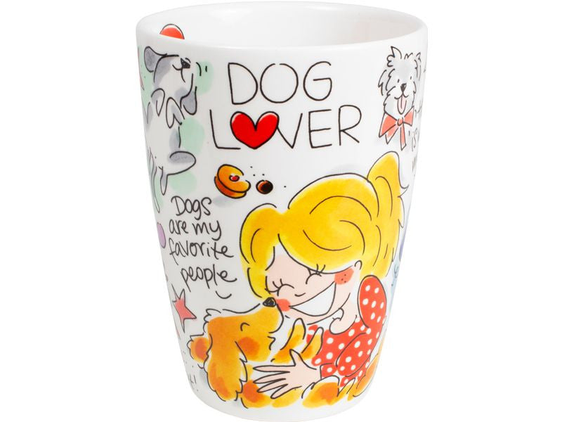 Blond Amsterdam XL Beker Dog Lover 0,5L – Extra Grote Mok met Honden & Quote “Home is where my dog is”