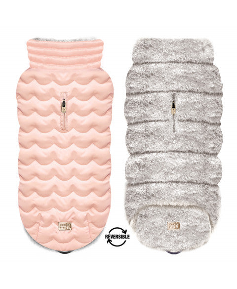 Milk & Pepper Suzane – Omkeerbare Hondenjas Roze