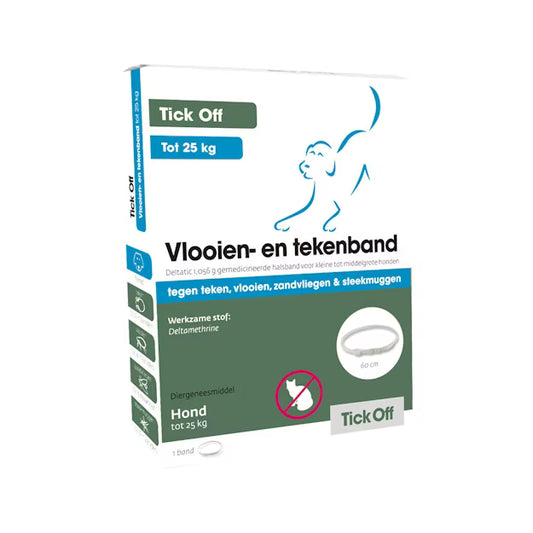 Tick Off vlooien- en tekenband 60 cm voor kleine tot middelgrote hond