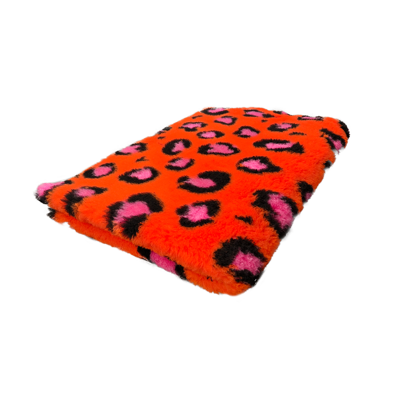 Vetbed Panter – Oranje met zwart & Ultrazacht comfort