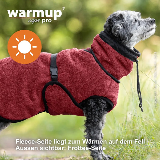 warmup® Cape Pro Wendecape (Warmup cape) - Bordeaux