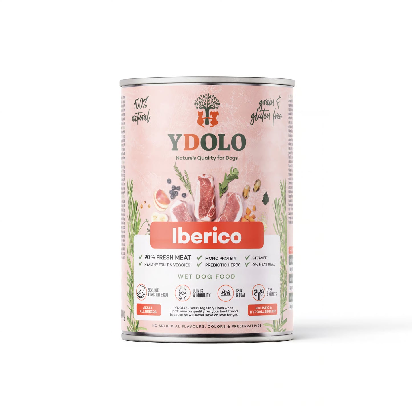 YDOLO Natvoer – Iberico (400 g blik)