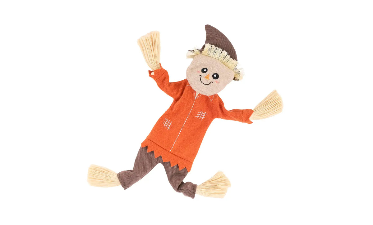 ZippyPaws EcoZippy Stan the Scarecrow – Halloween Hondenspeelgoed met Pieper