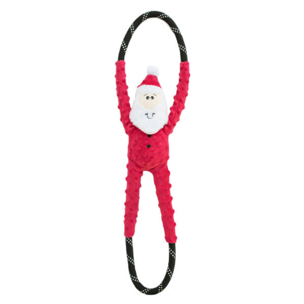 ZippyPaws RopeTugz Santa